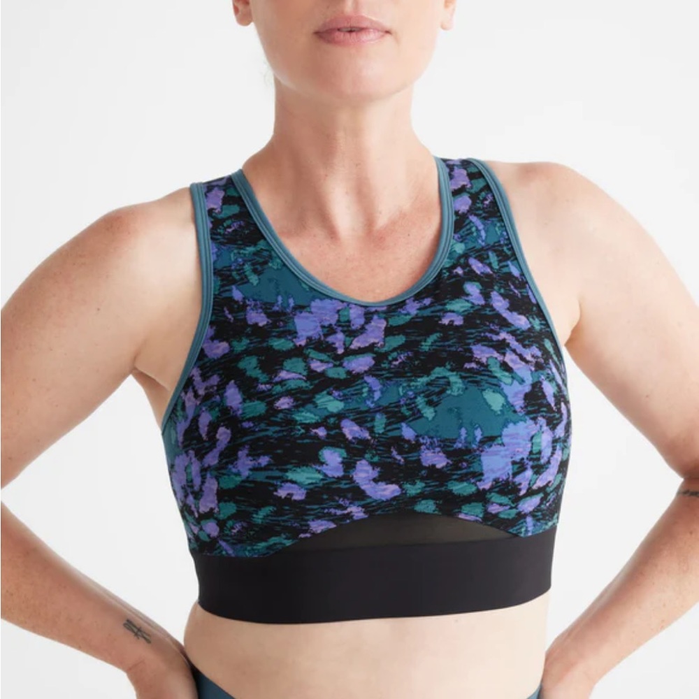 Knix Momenta Racerback Sports Bra - GALACTICA